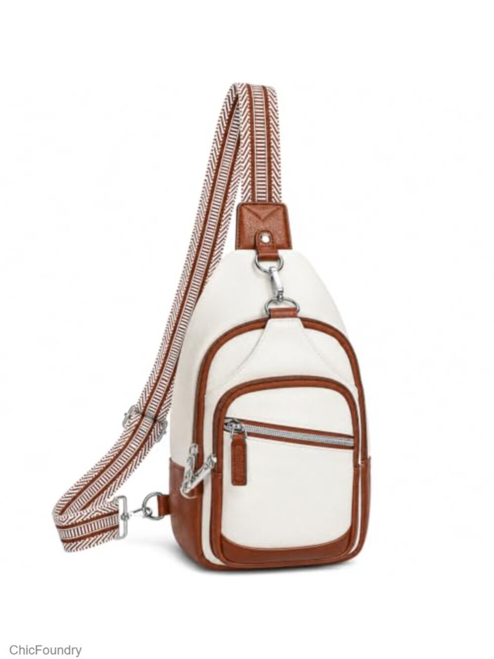 Anti-Theft Crossbody Sling Bag Women RFID Blocking Faux Leather Adjustable Strap